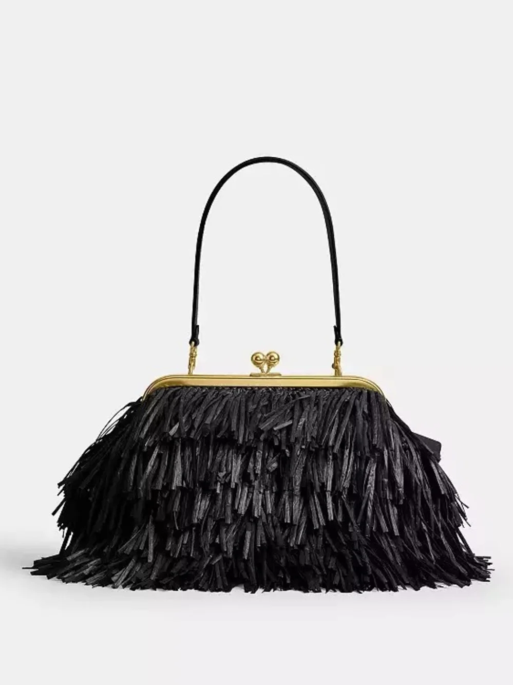 Coach Kisslock Straw Frame Bag 27